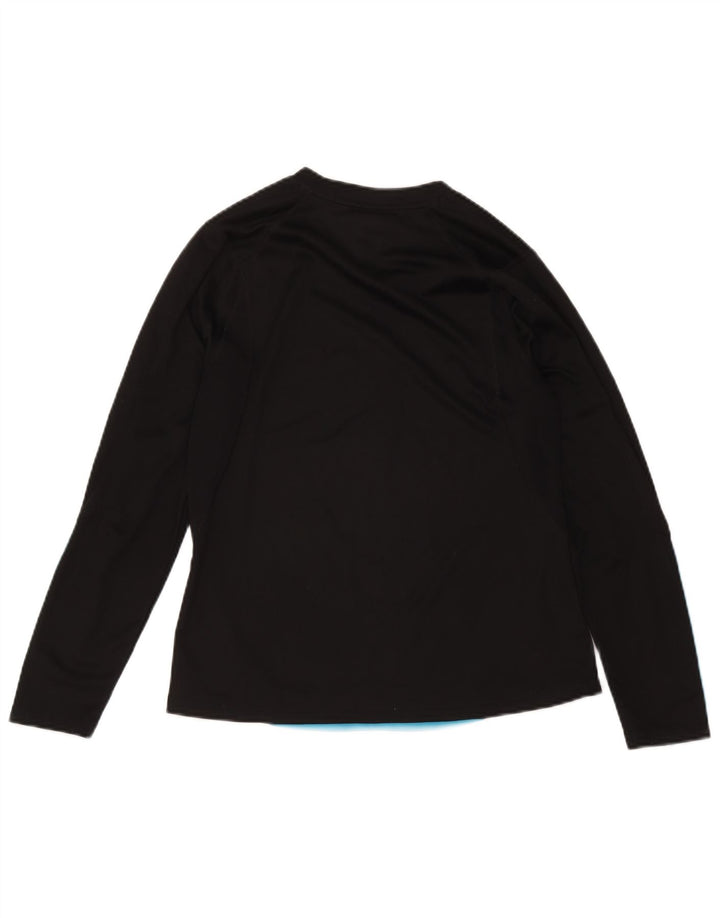 Adidas Mujer Climacool Top Manga Larga UK 40 Grande Poliéster Negro