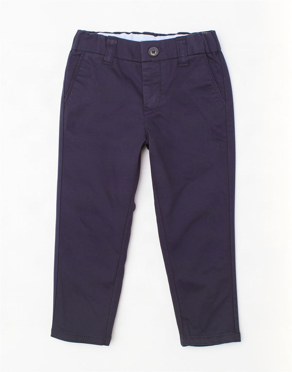 Armani Pantalones cortos chinos rectos para bebés de 3 a 6 meses W16 L8 Algodón azul marino