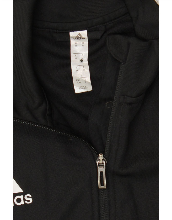 ADIDAS Mens Climalite Tracksuit Top Jacket Medium Black Colourblock Vintage Adidas and Second-Hand Adidas from Messina Hembry 