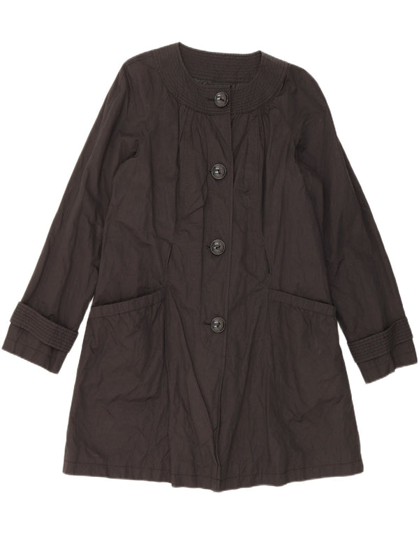 Marks & Spencer Gabardina Autograph para mujer Reino Unido 44 Algodón negro mediano