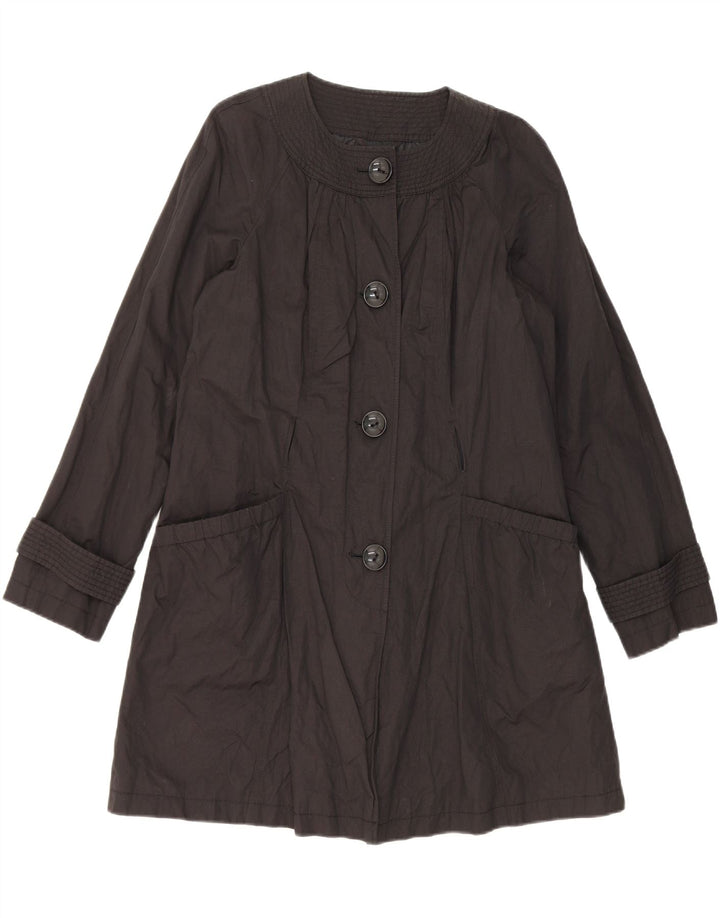 Marks & Spencer Gabardina Autograph para mujer Reino Unido 44 Algodón negro mediano