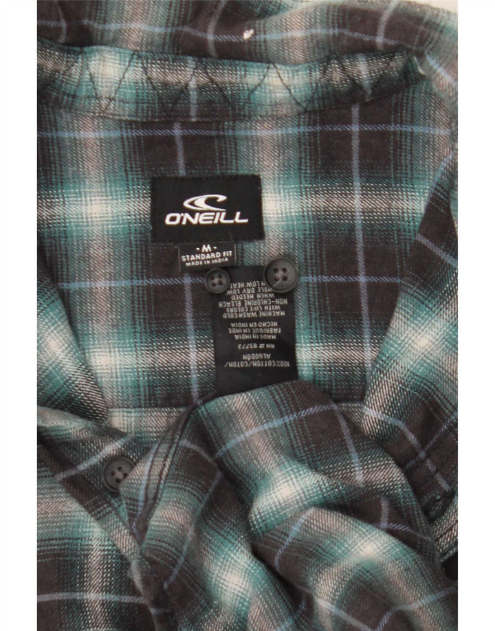 Camisa de franela de corte estándar O'Neill de algodón a cuadros verde medio para hombre