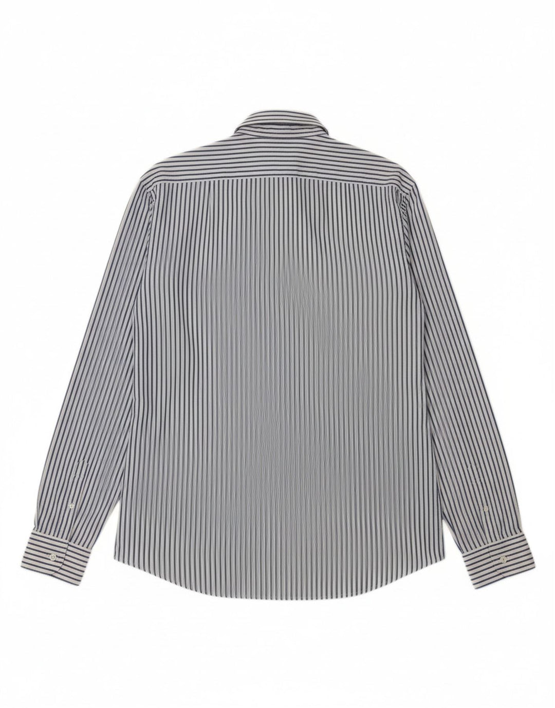 CALVIN KLEIN Mens Shirt 2XL White Pinstripe Cotton