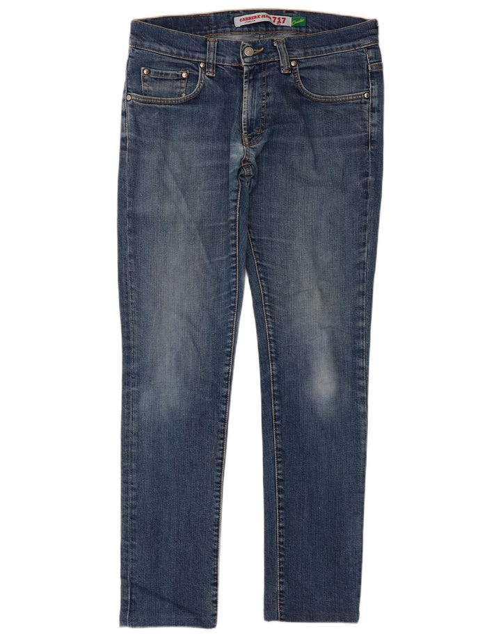 Carrera Mens 717 Slim Jeans IT 48 Medio W33 L31 Algodón Azul