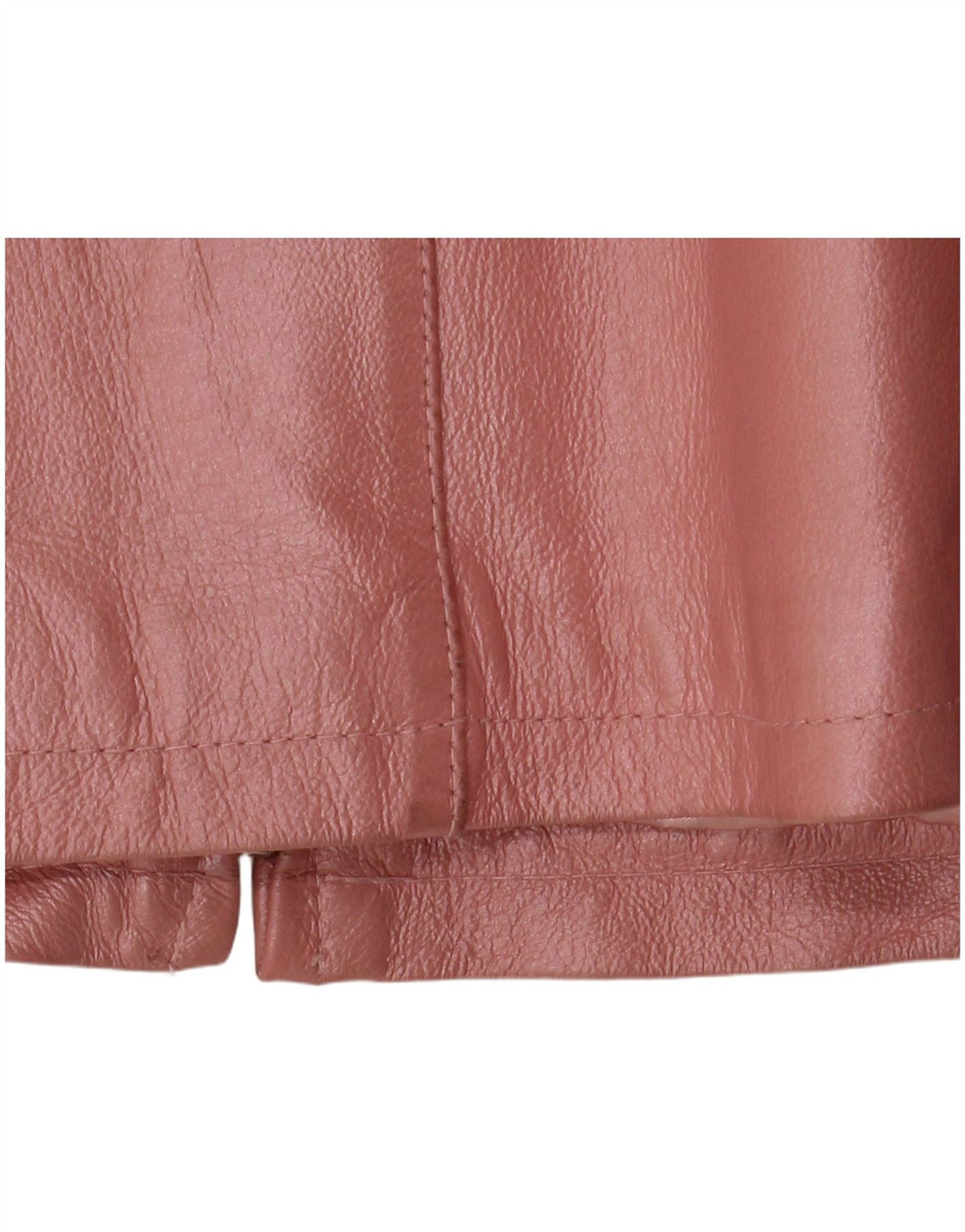 Vintage mujer chaqueta de cuero Reino Unido 18 XL cuero rosa