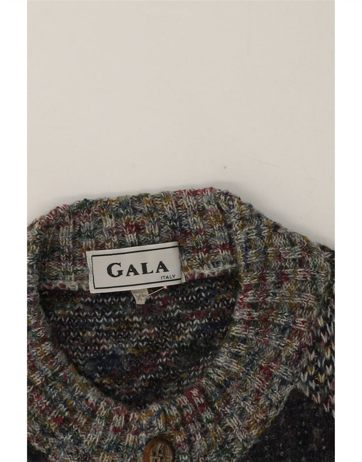 Gala Suéter Cárdigan Hombre XL Gris Geométrico
