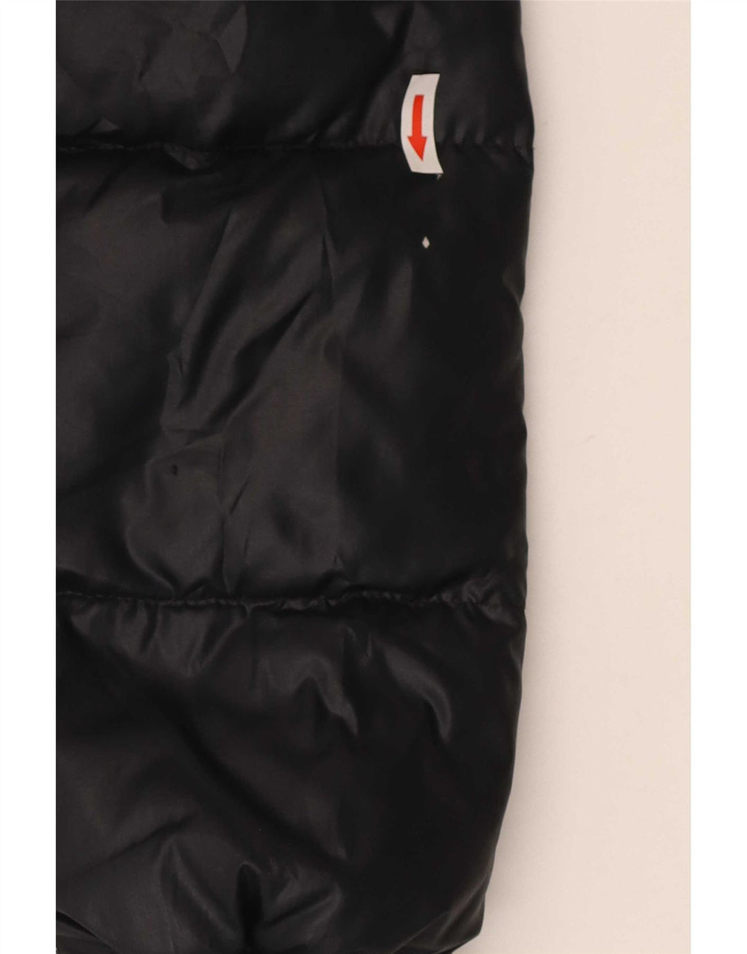 Champion Chaqueta Acolchada Con Capucha Para Mujer UK 10 Small Poliéster Negro