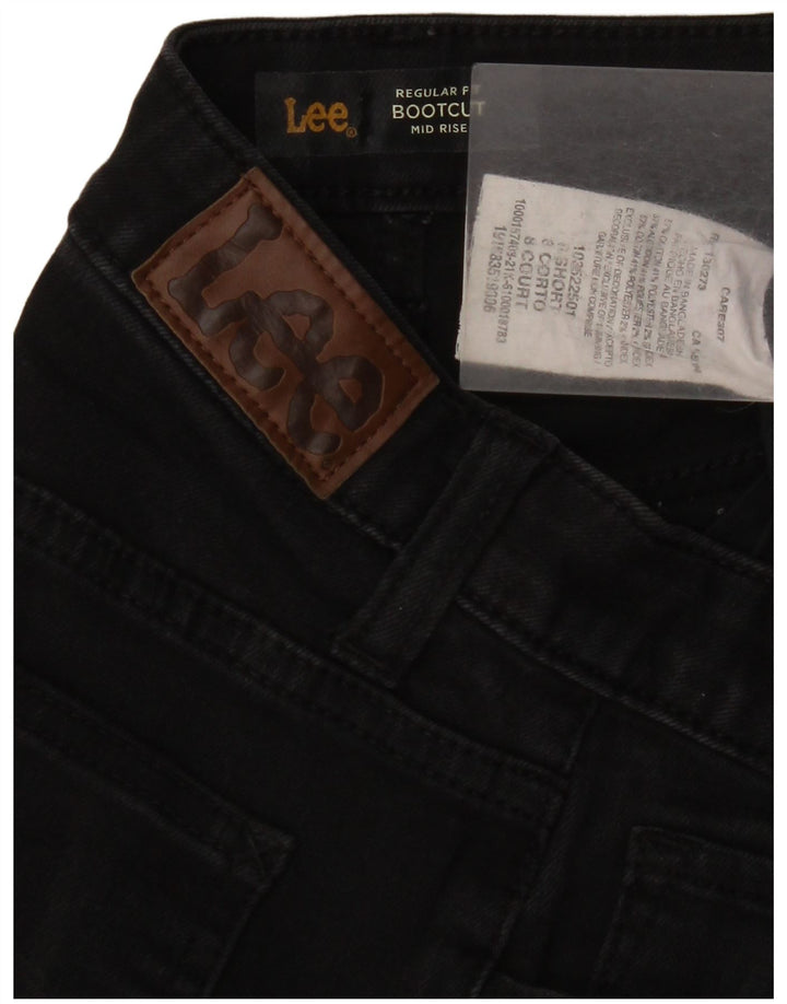 Lee Jeans de talle medio para mujer, corte regular, corte bota, talla 8, mediana, W28, L29, color negro
