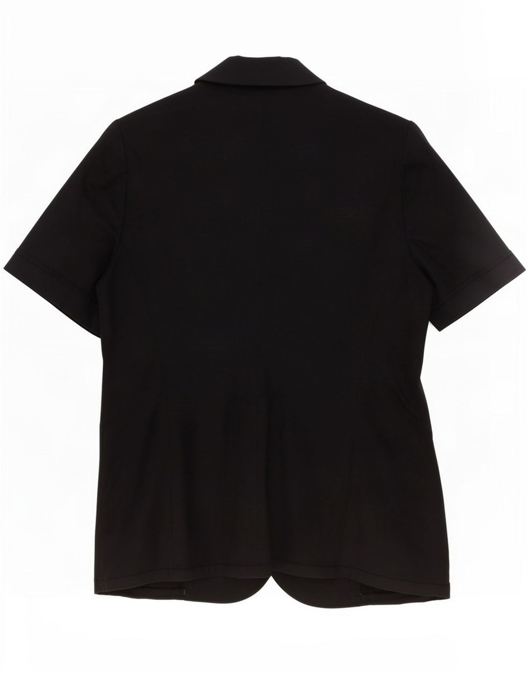 Emanuel Ungaro Chaqueta Blazer de Manga Corta para Mujer IT 46 Grande Azul Marino