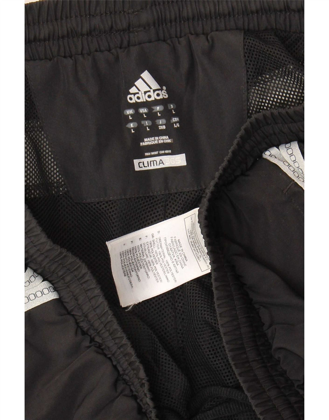 Adidas Mens Clima 365 Bermuda Sport Shorts Grande Negro Poliéster