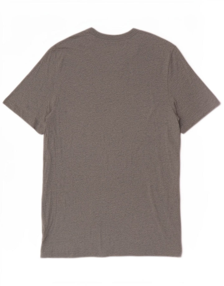 Camiseta Nike Hombre Top Gris Medio De Algodón Moteado