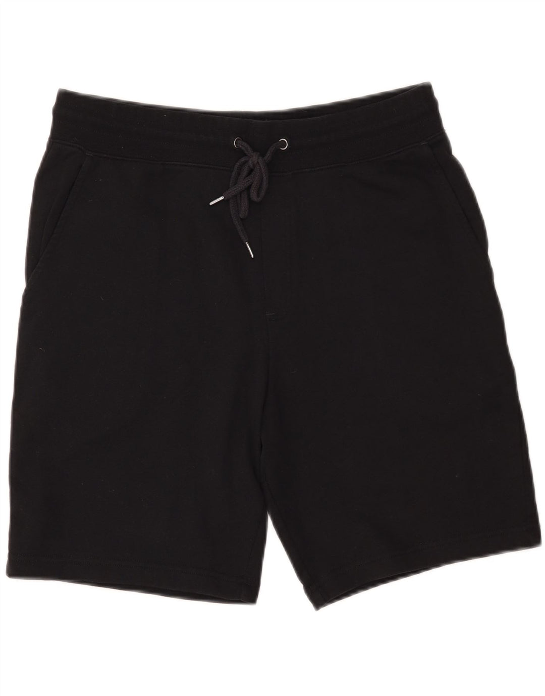 MARKS & SPENCER Pantalones cortos deportivos de ajuste regular para hombre Algodón negro mediano