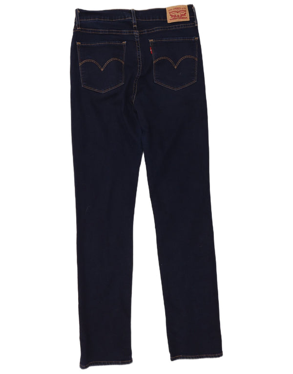 Levi's Mujer 724 Vaqueros Rectos De Tiro Alto W30 L30 Algodón Azul