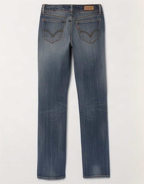 Vaqueros Levi's Mujer 470 Rectos W29 L34 Algodón Azul