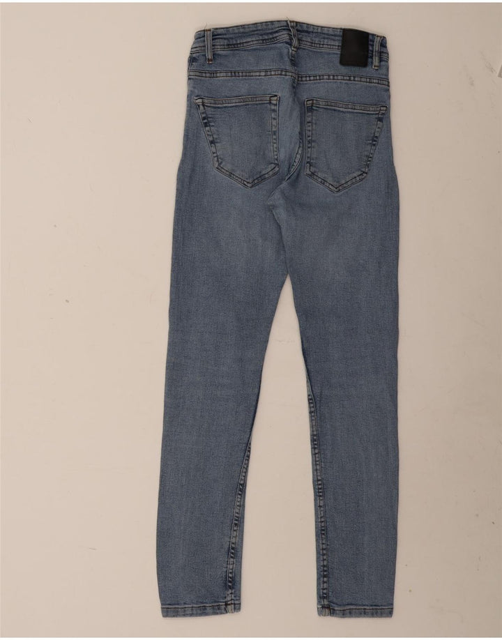 ZARA Vaqueros Slim para Hombre EU 38 Small W30 L28 Azul