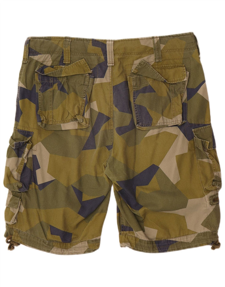 Brandit Pantalones cortos tipo cargo para hombre 2XL W36 Camuflaje caqui