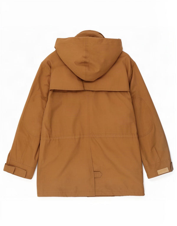 Lavenir Parka extragrande con capucha para mujer UK 6 XS Algodón beige