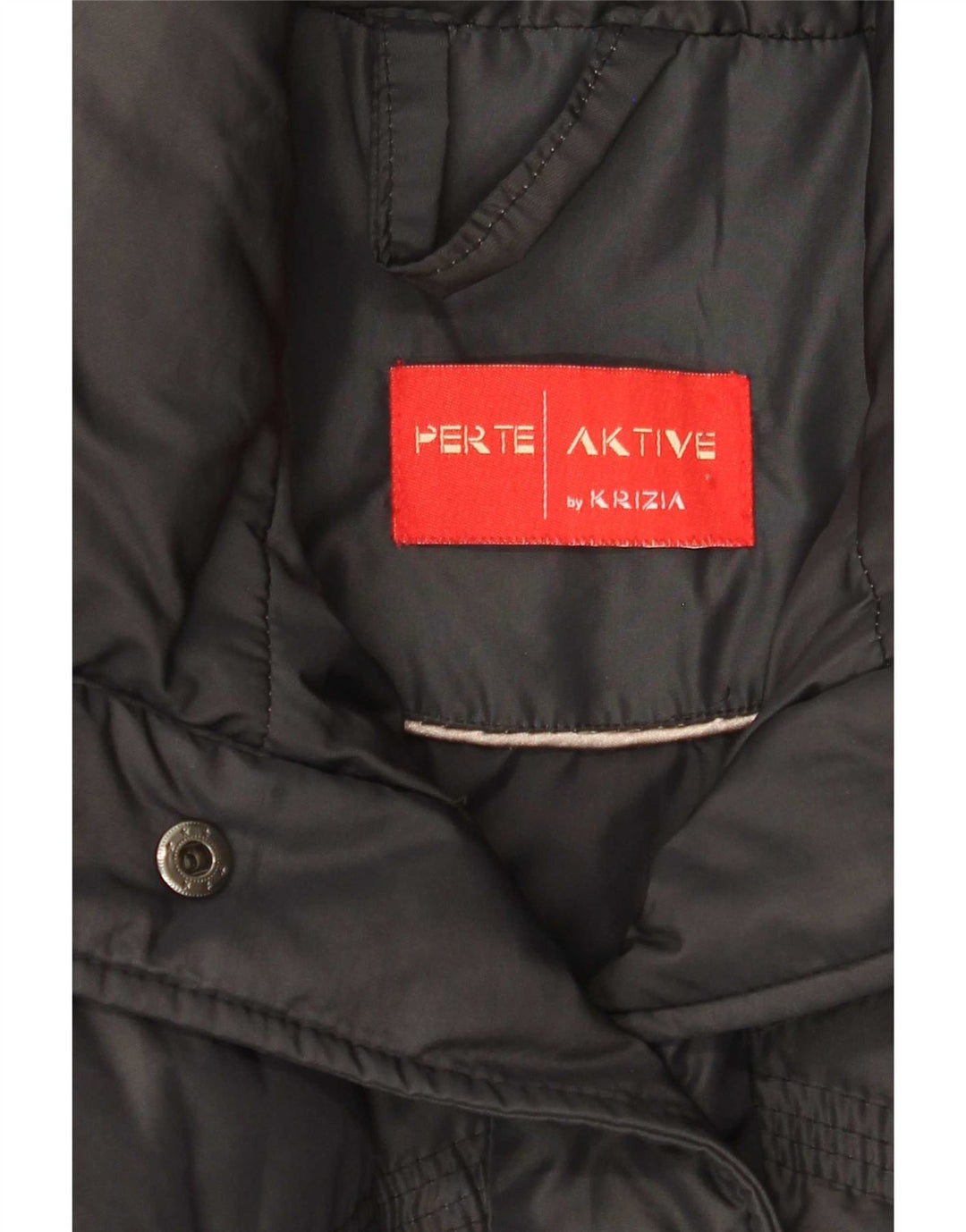 Perte by Krizia Chaqueta acolchada para mujer UK 42 Mediana Negro