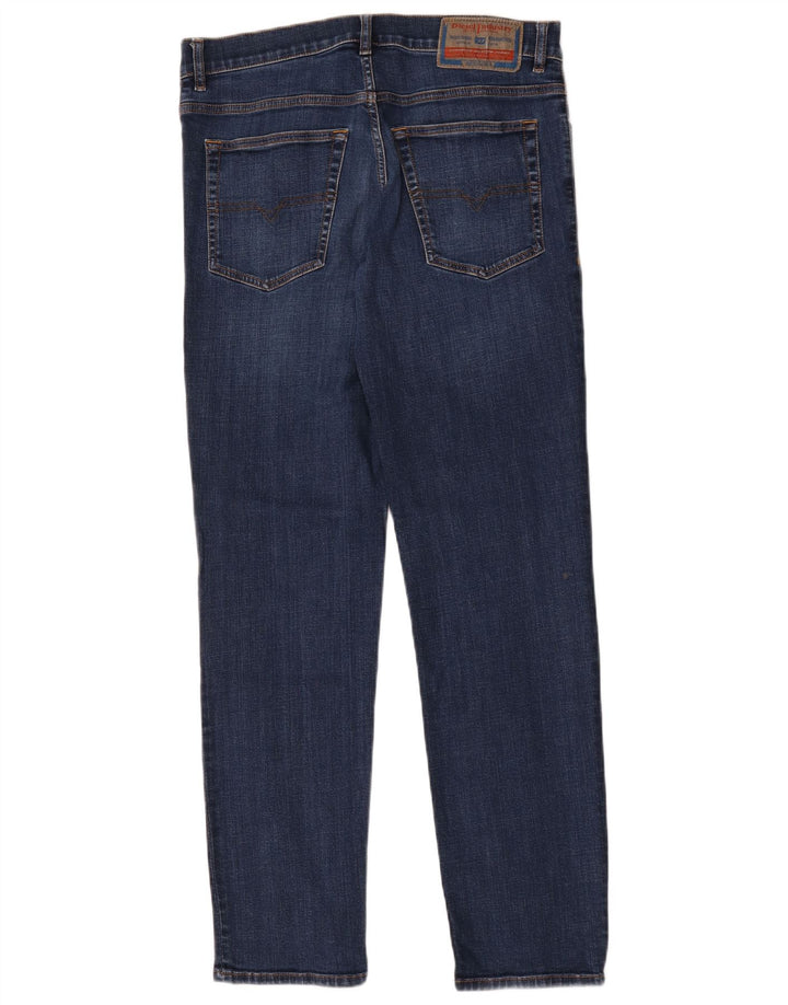 Diesel Hombre Vaqueros Slim W32 L32 Algodón Azul