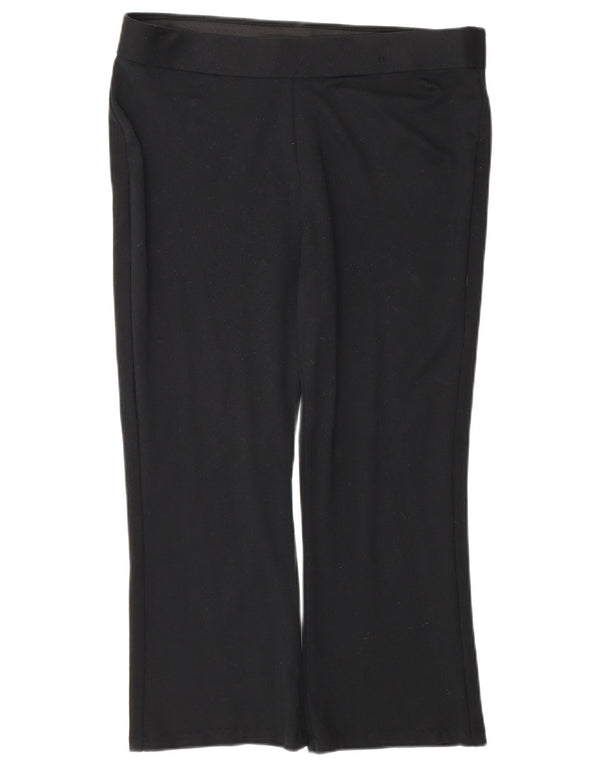Marks & Spencer Pantalones de chándal para Mujer UK 44 Large Viscosa Negra