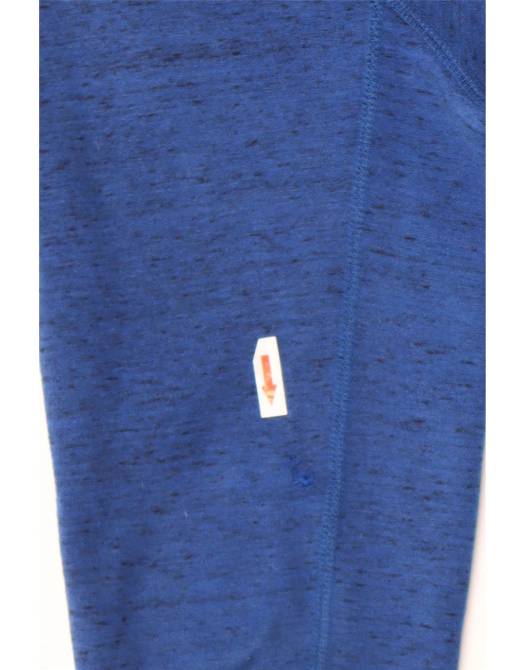 Nike - Sudadera con capucha y cremallera para hombre, algodón moteado en azul medio