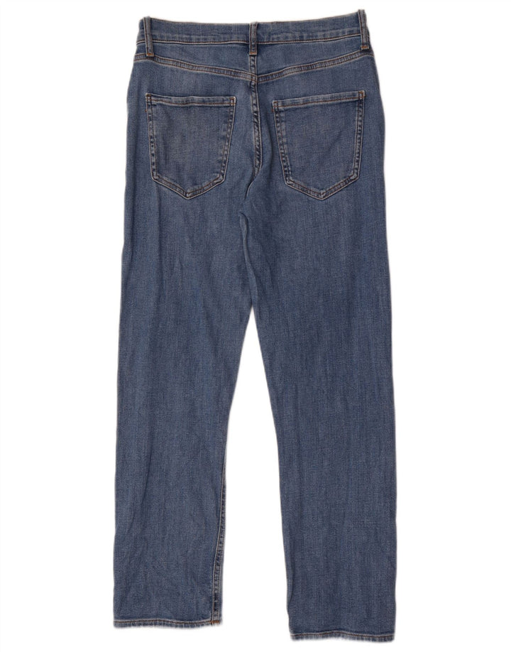 Zara Jeans Rectos Mujer EU 40 Medium W30 L27 Algodón Azul