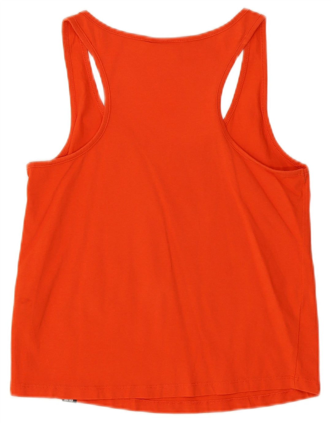 Ellesse Camiseta sin mangas gráfica para mujer UK 6 XS Algodón naranja