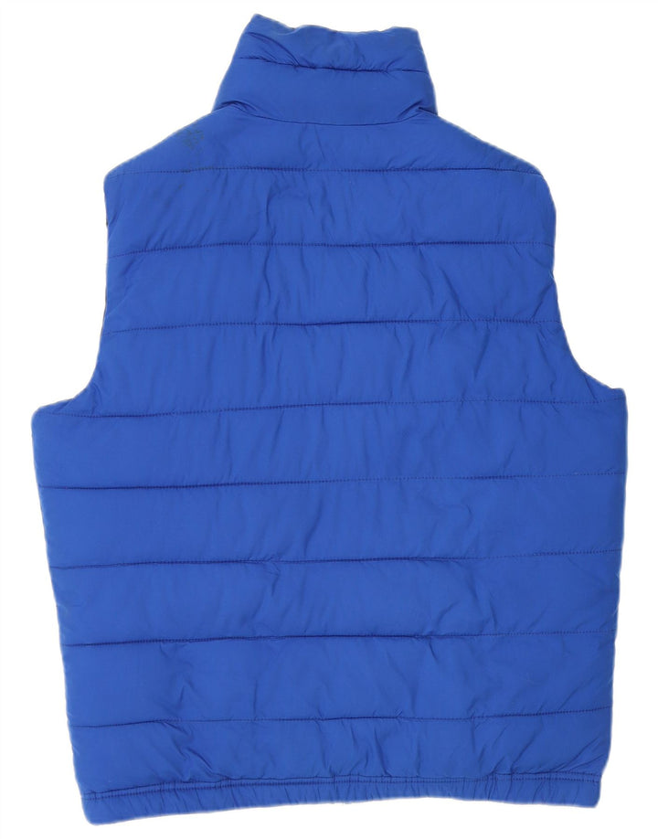 Chaleco acolchado reversible Hollister para hombre Reino Unido 38 Poliéster azul marino mediano