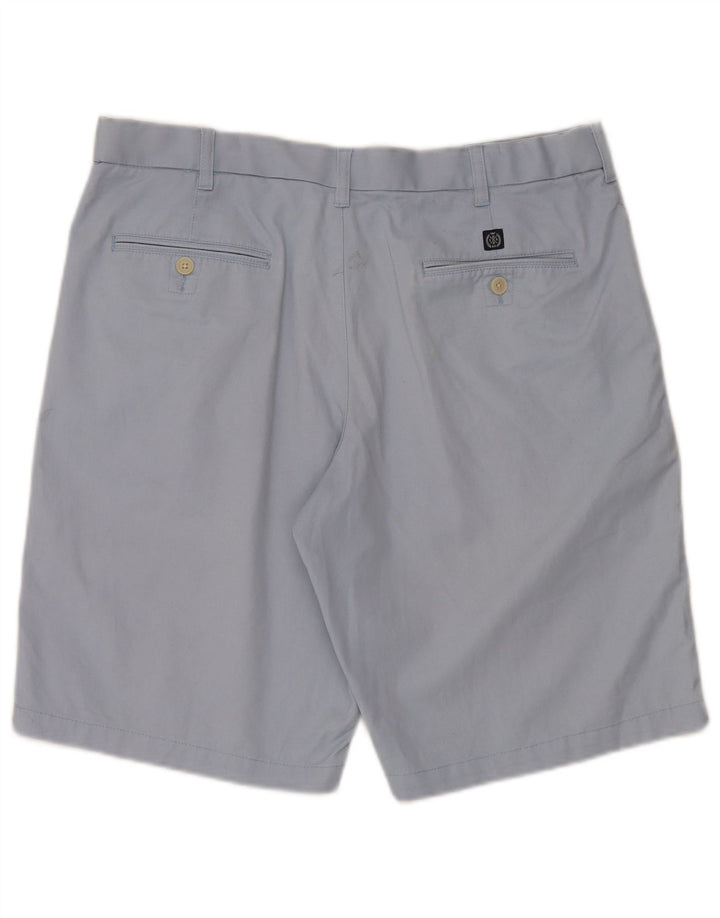 MARKS & SPENCER Pantalones cortos chinos Harbor azul para hombre W36 Algodón azul grande