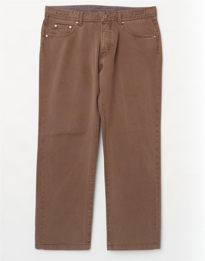Massimo Dutti Vaqueros Rectos Hombre EU 48 XL W38 L29 Marrón