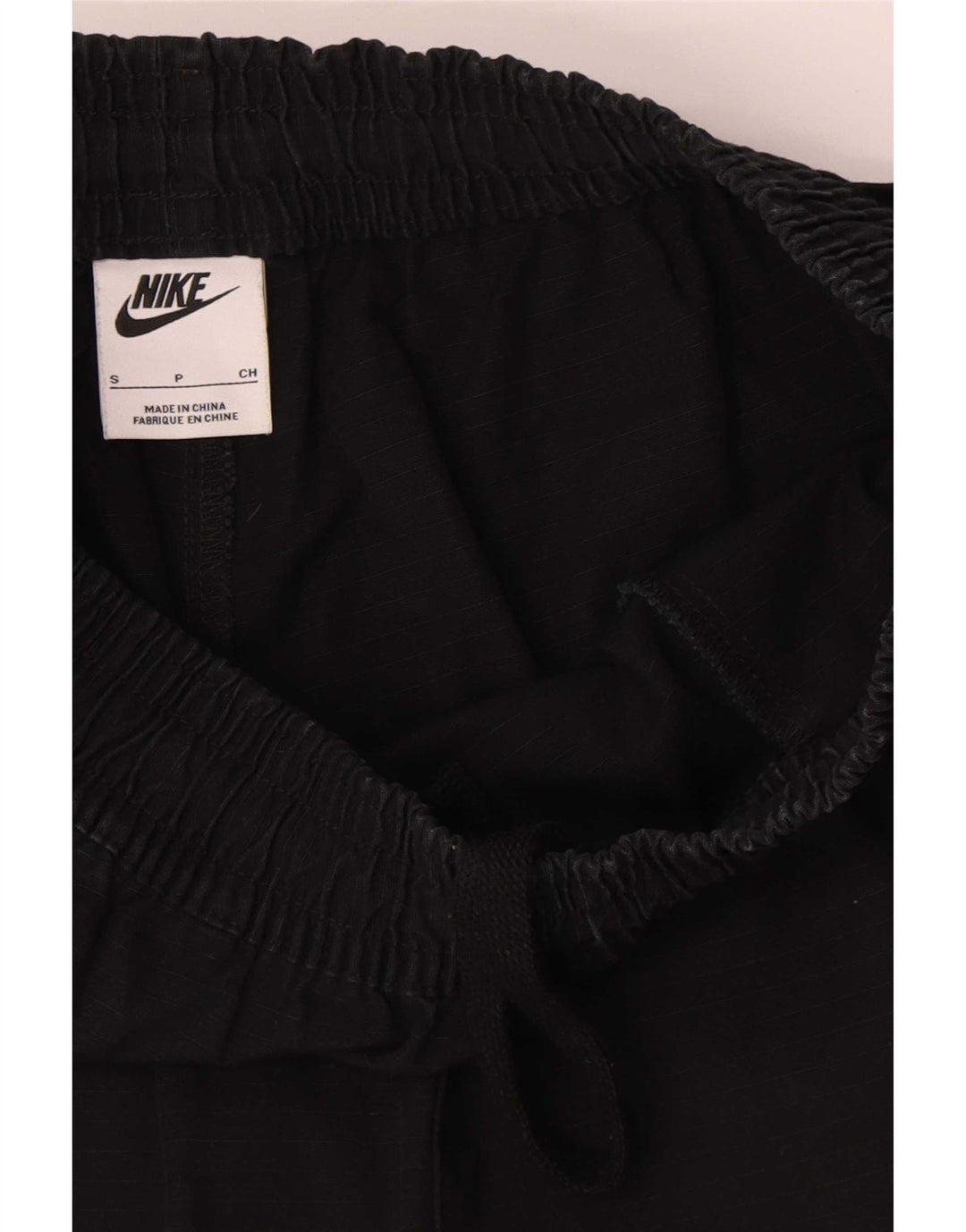 Nike - Pantalones cortos tipo cargo para hombre, talla pequeña, W27, algodón negro
