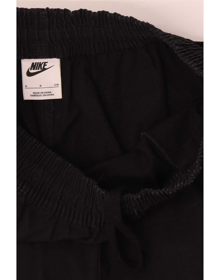 Nike - Pantalones cortos tipo cargo para hombre, talla pequeña, W27, algodón negro