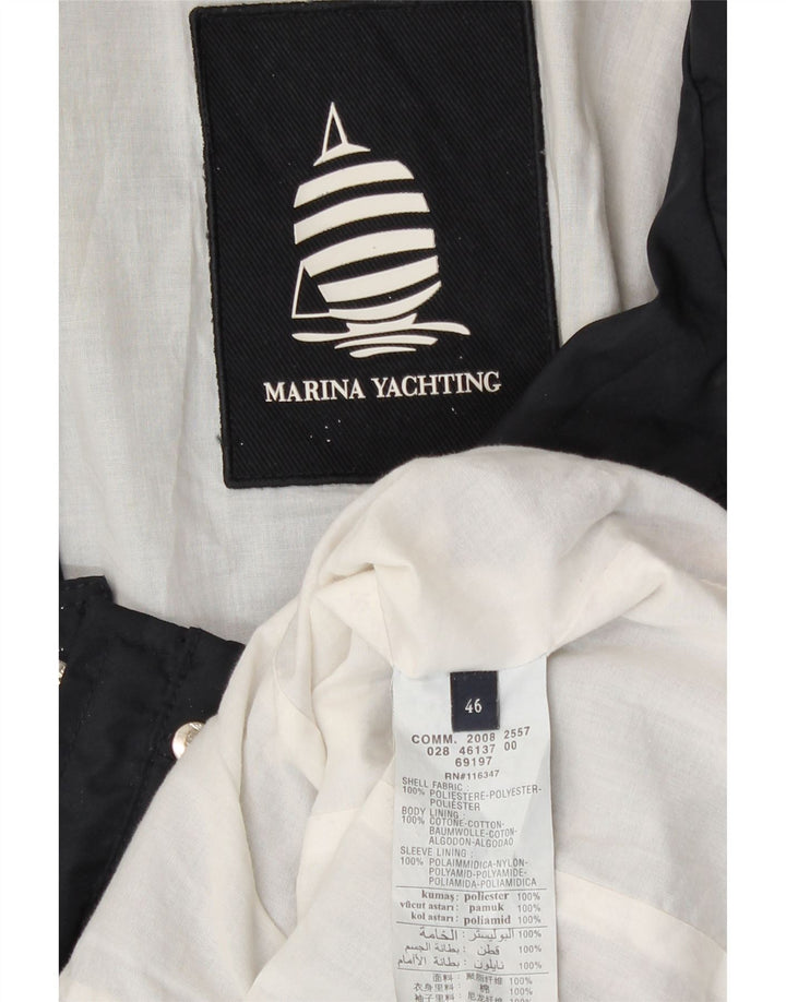 Marina Yachting Chaqueta utilitaria con capucha para mujer IT 46 Large Azul marino