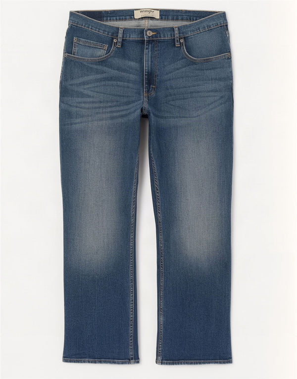 Vaqueros Wrangler Hombre Rectos W36 L30 Algodón Azul