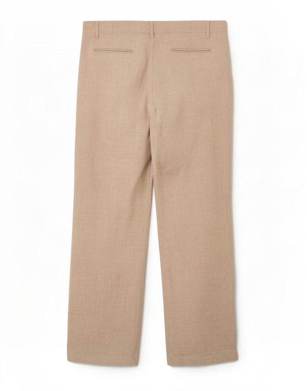 Marks & Spencer Pantalones chinos de cintura alta para mujer UK 12 Medium W30 L28 Beige