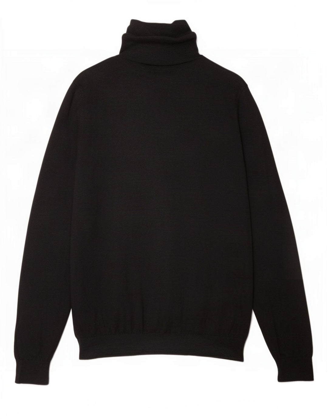 Massimo Dutti Jersey de cuello vuelto para mujer UK 46 Large Algodón negro