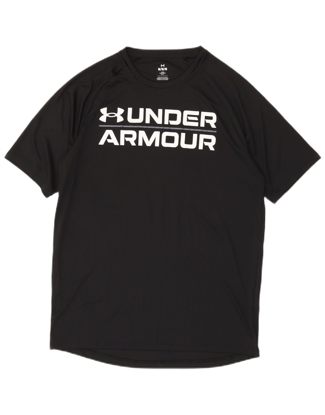 Under Armour Camiseta gráfica para hombre Top Medium Negro Poliéster