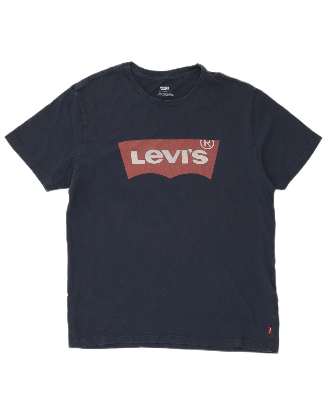 LEVI'S Camiseta gráfica para hombre Top Medium Azul marino Algodón