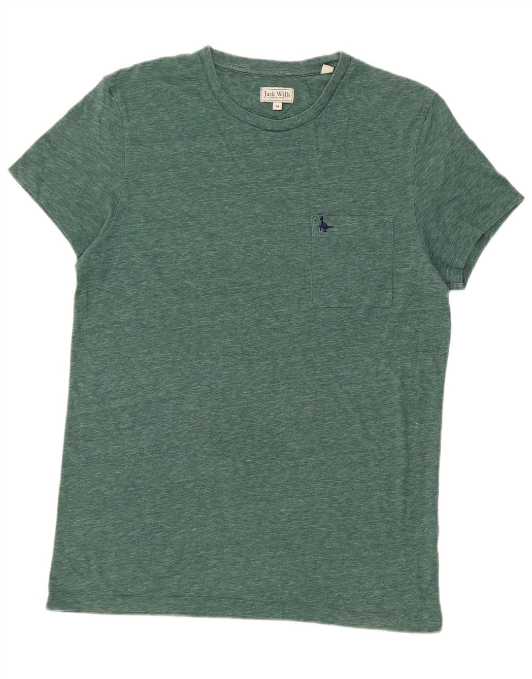 Camiseta Jack Wills para hombre Top de algodón moteado verde medio