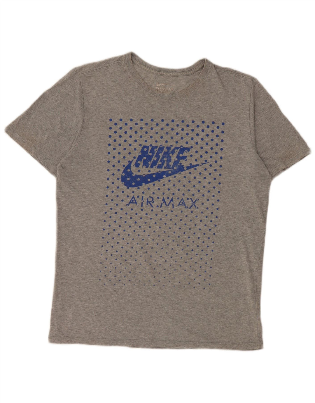 Camiseta Nike Air Max Graphic para hombre, parte superior de algodón gris medio
