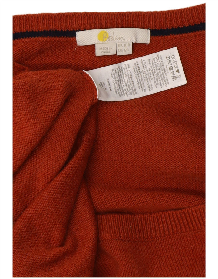 BODEN Vestido tipo jersey para mujer UK 40 Small Naranja Poliamida