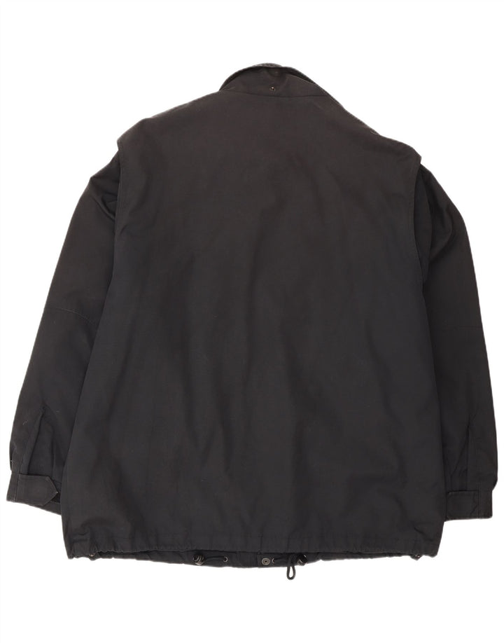 Fila Chaqueta cortavientos para hombre IT 50 Grande Poliéster negro