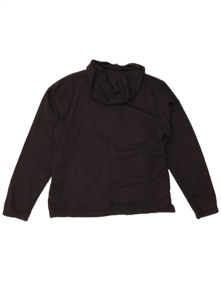 PUMA Chaqueta anorak con capucha para mujer UK 44 Large Black Nylon