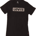 LEVI'S Womens Graphic T-Shirt Top UK 2 2XS Black Vintage Levi's and Second-Hand Levi's from Messina Hembry 