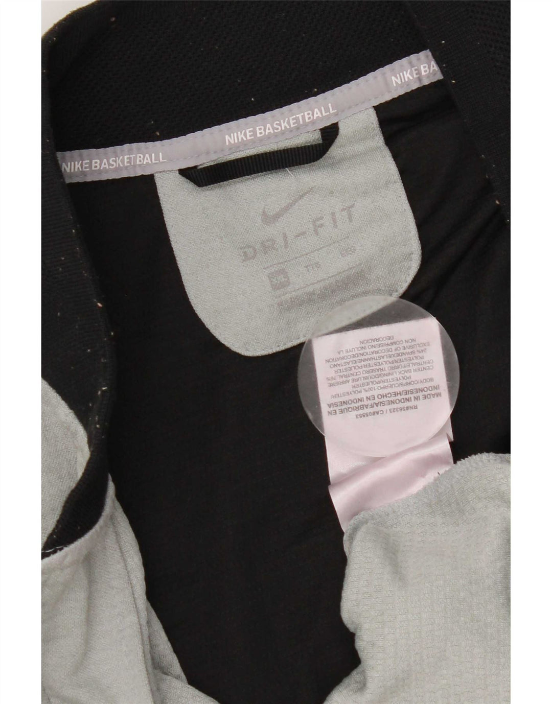 Nike Mens Dri Fit Chándal Top Chaqueta 2XL Gris Poliéster