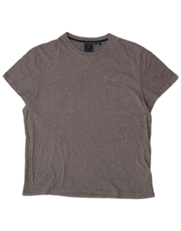 Camiseta Superdry Mujer Top 2XL Algodón Gris
