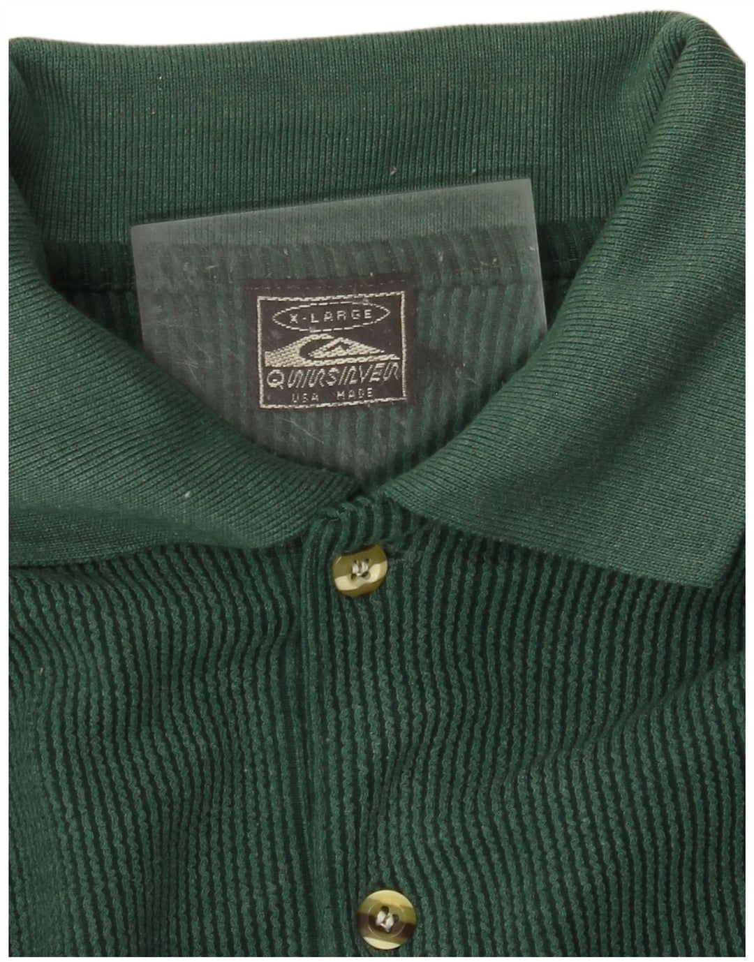 QUIKSILVER Vestido polo para mujer ES 40 XL Algodón verde