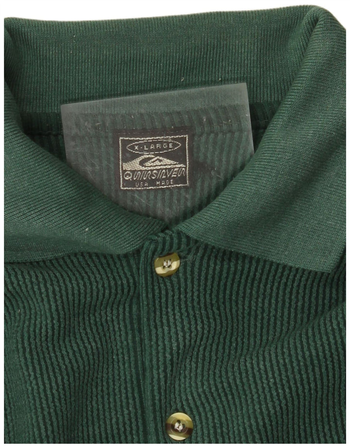 QUIKSILVER Vestido polo para mujer ES 40 XL Algodón verde