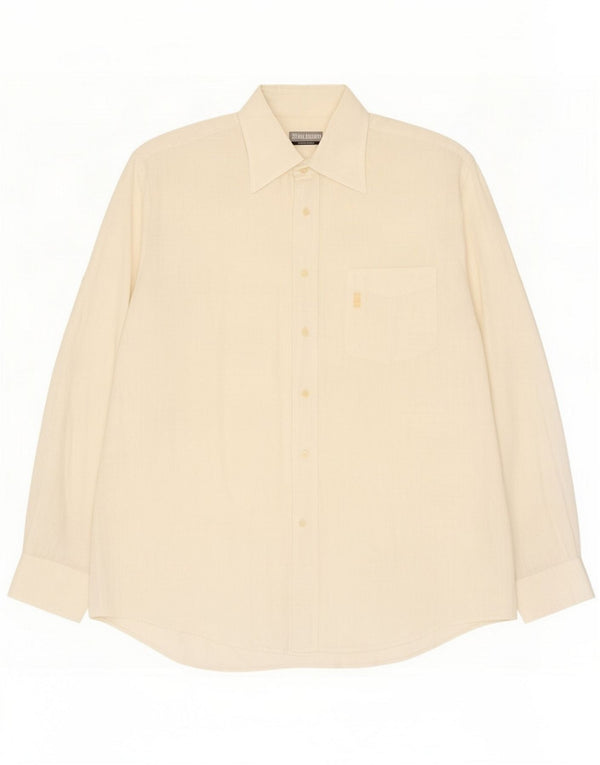 Camisa para hombre Pal Zileri XL Off White Linen