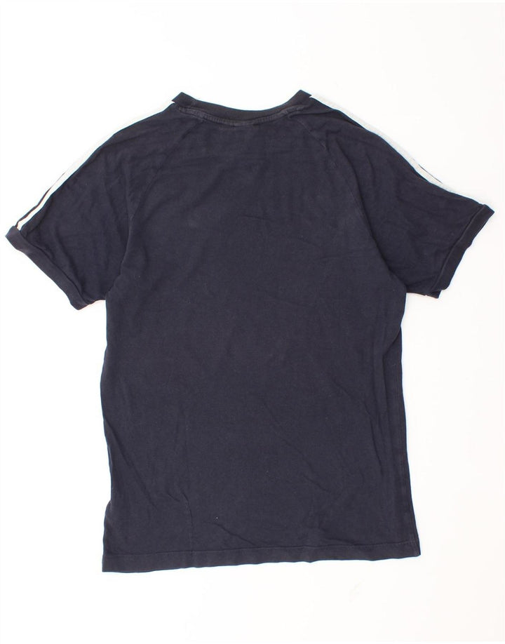 Adidas Hombre Camiseta Top Small Azul Marino Algodón